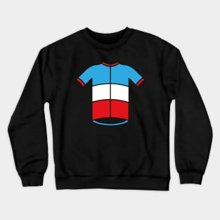 French Cycling Jersey Pattern Crewneck Sweatshirt